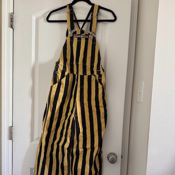 Black and Tan Game Bibs Overalls - Picture 1 of 3
